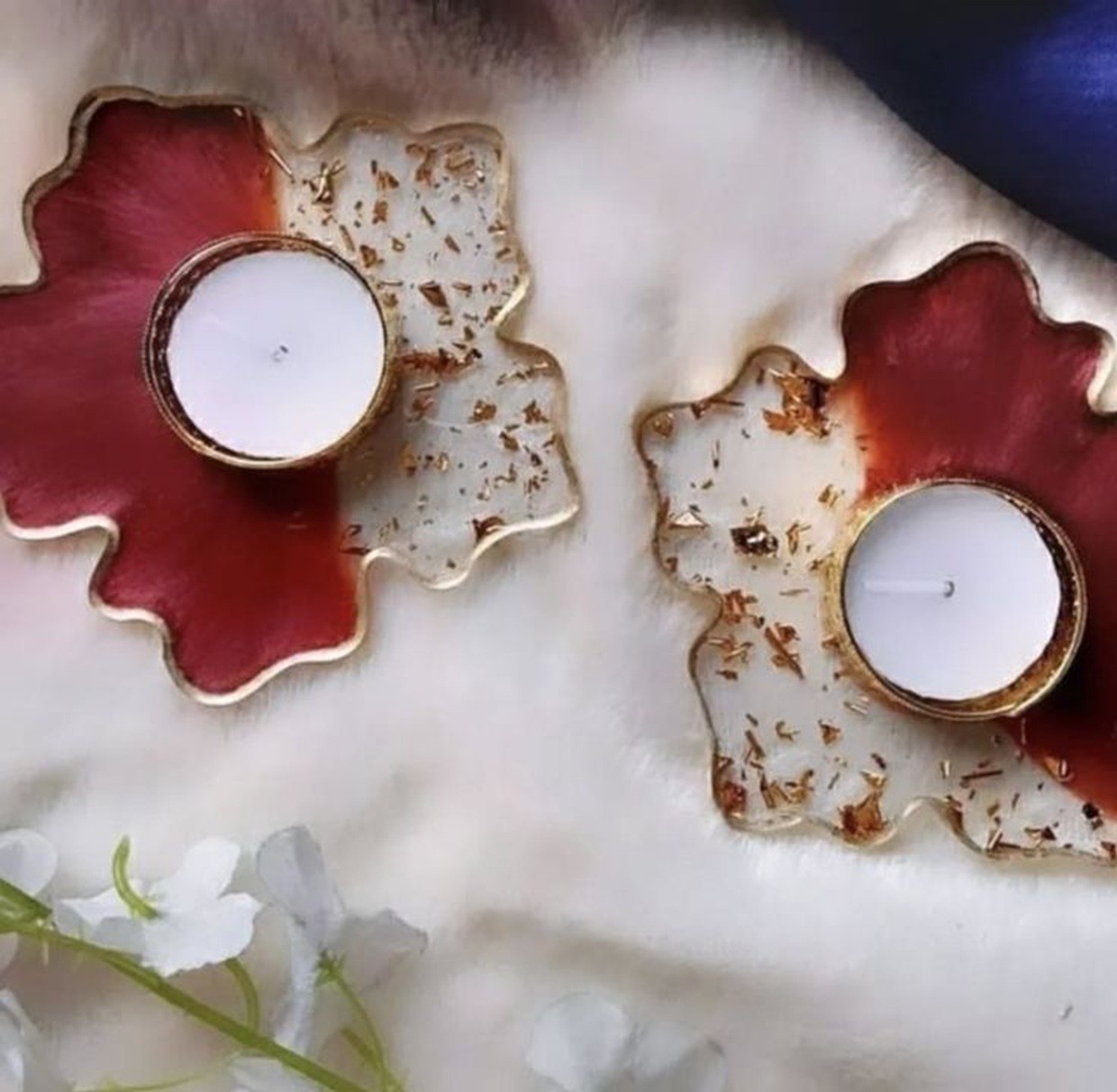 Resin Tealight Candle Holder